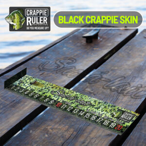 Black Crappie Skin Ruler